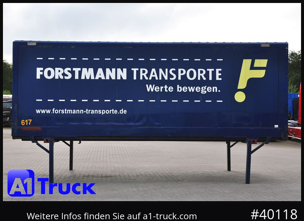 Κλειστά aμάξωμα KRONE BDF 7,82 Container, 2700mm Innenhöhe, Portaltür: φωτογραφία 12