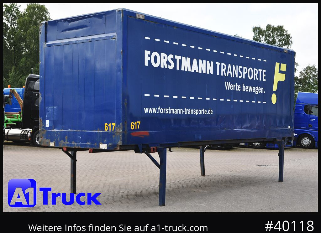 Κλειστά aμάξωμα KRONE BDF 7,82 Container, 2700mm Innenhöhe, Portaltür: φωτογραφία 13