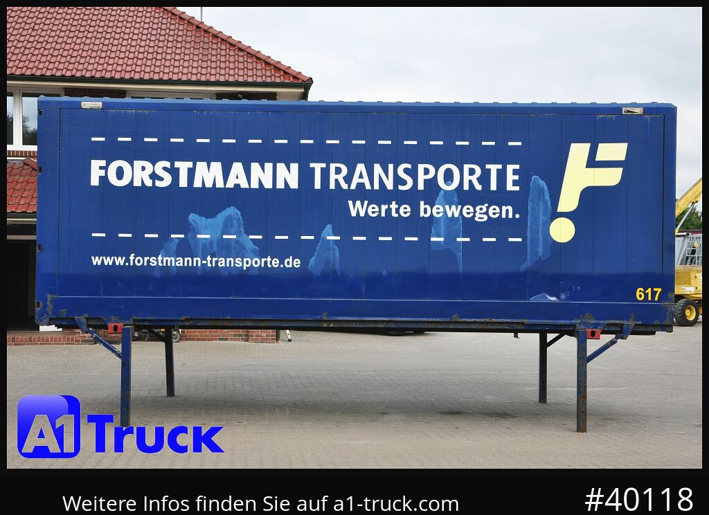 Κλειστά aμάξωμα KRONE BDF 7,82 Container, 2700mm Innenhöhe, Portaltür: φωτογραφία 8