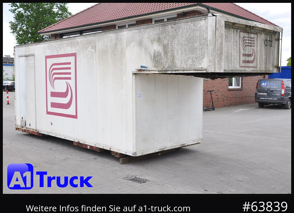 KRONE Container Lager, kann verladen werden 6,3 + 2 Meter - Κλειστά aμάξωμα: φωτογραφία 1 KRONE Container Lager, kann verladen werden 6,3 + 2 Meter - Κλειστά aμάξωμα: φωτογραφία 1