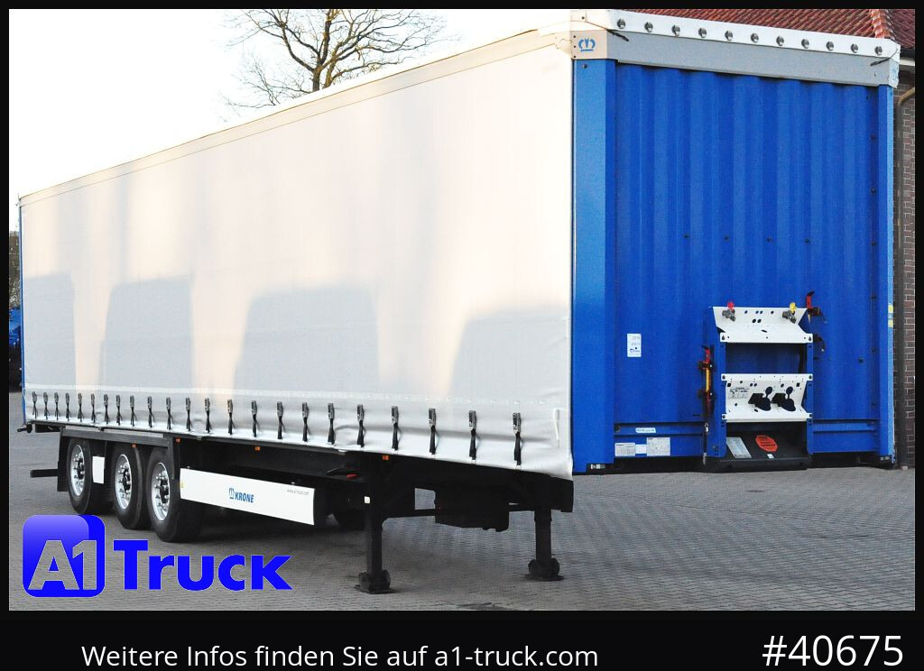 KRONE SD 27, Staplerhalterung, Liftachse, Lenkachse - Επικαθήμενο κουρτίνα: φωτογραφία 1 KRONE SD 27, Staplerhalterung, Liftachse, Lenkachse - Επικαθήμενο κουρτίνα: φωτογραφία 1