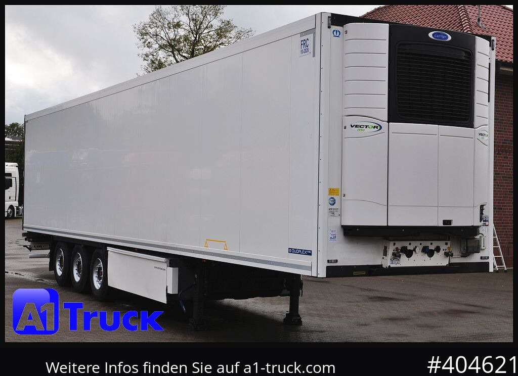 KRONE SDR 27, Rohrbahnen Meat SAF Carrier Vector 1950, - Επικαθήμενο ψυγείο: φωτογραφία 1 KRONE SDR 27, Rohrbahnen Meat SAF Carrier Vector 1950, - Επικαθήμενο ψυγείο: φωτογραφία 1