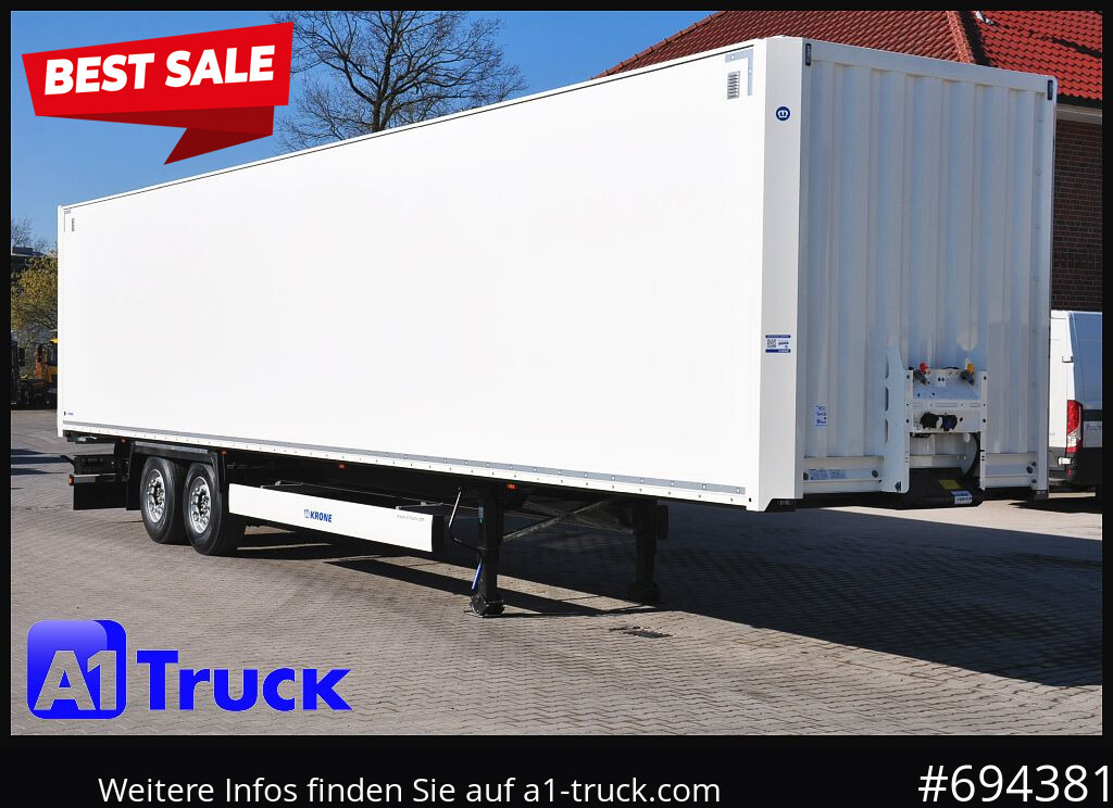 KRONE SZ 2 achs Koffer, Code XL, VDI 2700, SOFORT - Επικαθήμενο κόφα: φωτογραφία 1 KRONE SZ 2 achs Koffer, Code XL, VDI 2700, SOFORT - Επικαθήμενο κόφα: φωτογραφία 1
