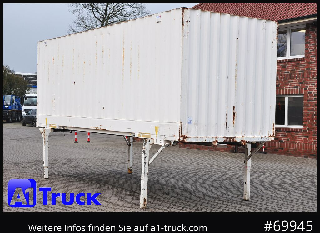 KRONE TULO Wechselbrücke Koffer, Zurrösen innen 2460mm - Κλειστά aμάξωμα: φωτογραφία 1 KRONE TULO Wechselbrücke Koffer, Zurrösen innen 2460mm - Κλειστά aμάξωμα: φωτογραφία 1