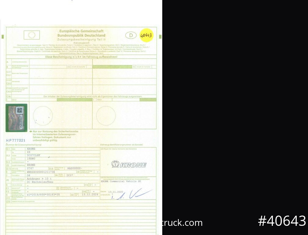 Καινούριο Φορτηγό KRONE Tandem, MIDI, für 1120mm + 1320mm, SOFORT, NEU: φωτογραφία 8 Καινούριο Φορτηγό KRONE Tandem, MIDI, für 1120mm + 1320mm, SOFORT, NEU: φωτογραφία 8