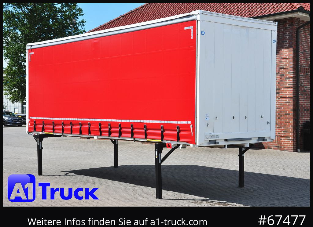 Αμάξωμα με συρρόμενο μουσαμά KRONE Wechselbrücke 7,82 , neue Plane, 2650mm innen: φωτογραφία 1