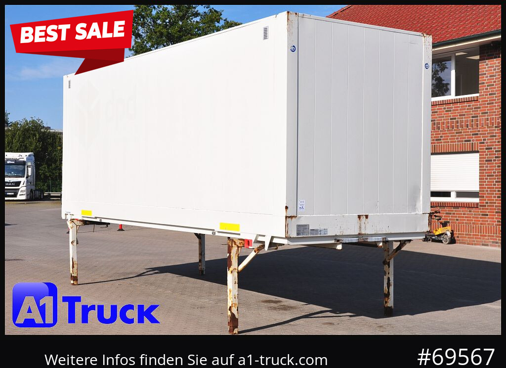 KRONE Wechselbrücke BDF 7,45 Koffer, Textil 2750mm innen, 20 x vorhanden - Κλειστά aμάξωμα: φωτογραφία 1 KRONE Wechselbrücke BDF 7,45 Koffer, Textil 2750mm innen, 20 x vorhanden - Κλειστά aμάξωμα: φωτογραφία 1