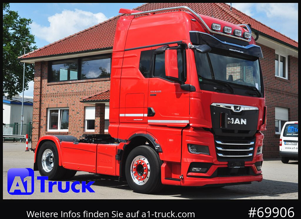MAN TGX 18,520 LL, SZM. Alufelgen, TV, Navi, Top Ausstattung - Τράκτορας: φωτογραφία 1 MAN TGX 18,520 LL, SZM. Alufelgen, TV, Navi, Top Ausstattung - Τράκτορας: φωτογραφία 1