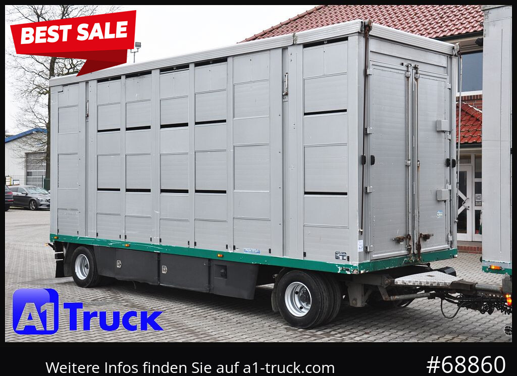 MENKE Menke-Janzen 3 Stock, Hubdach, durchlader, - Ρυμούλκα μεταφορά ζώων: φωτογραφία 1 MENKE Menke-Janzen 3 Stock, Hubdach, durchlader, - Ρυμούλκα μεταφορά ζώων: φωτογραφία 1
