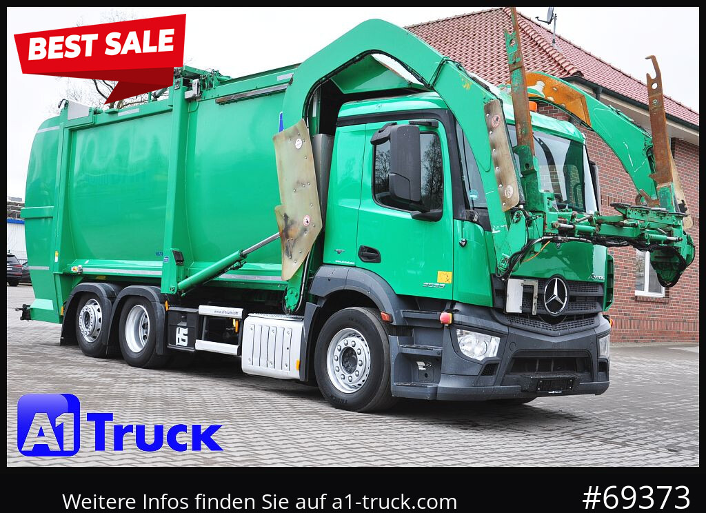MERCEDES-BENZ Antos 2533, HS Millenium XXL37 Überkopflader, - Απορριμματοφόρο: φωτογραφία 1 MERCEDES-BENZ Antos 2533, HS Millenium XXL37 Überkopflader, - Απορριμματοφόρο: φωτογραφία 1