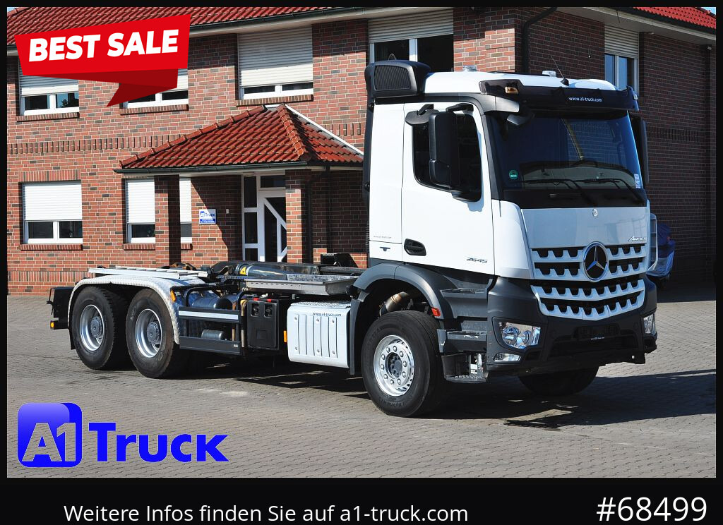 MERCEDES-BENZ Arocs 2645 BL, Meiller, 6x4, Funk, - Φορτηγό φόρτωσης γάντζου: φωτογραφία 1 MERCEDES-BENZ Arocs 2645 BL, Meiller, 6x4, Funk, - Φορτηγό φόρτωσης γάντζου: φωτογραφία 1