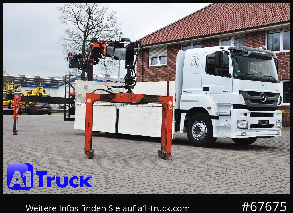 MERCEDES-BENZ Axor 2543, Atlas 170.2 Kran, Lift-Lenkachse, - Φορτηγό με γερανό, Φορτηγό με ανοιχτή καρότσα: φωτογραφία 1 MERCEDES-BENZ Axor 2543, Atlas 170.2 Kran, Lift-Lenkachse, - Φορτηγό με γερανό, Φορτηγό με ανοιχτή καρότσα: φωτογραφία 1