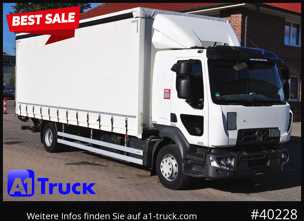 RENAULT D 280, 4x2, Ladebordwand, LBW, TÜV 06/2026 - Φορτηγό μουσαμάς: φωτογραφία 1 RENAULT D 280, 4x2, Ladebordwand, LBW, TÜV 06/2026 - Φορτηγό μουσαμάς: φωτογραφία 1