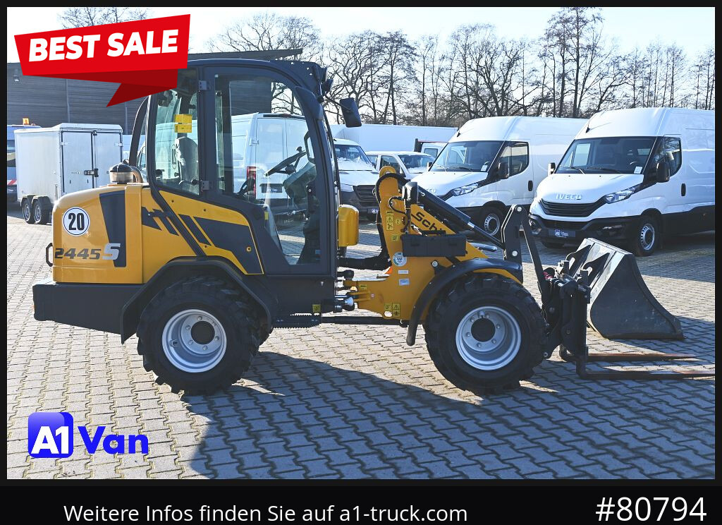 SCHAEFFER Schäffer 2445S Hoflader, Gabel, 127 Bstd. - Ελαστιχοφόρος φορτωτής: φωτογραφία 1 SCHAEFFER Schäffer 2445S Hoflader, Gabel, 127 Bstd. - Ελαστιχοφόρος φορτωτής: φωτογραφία 1