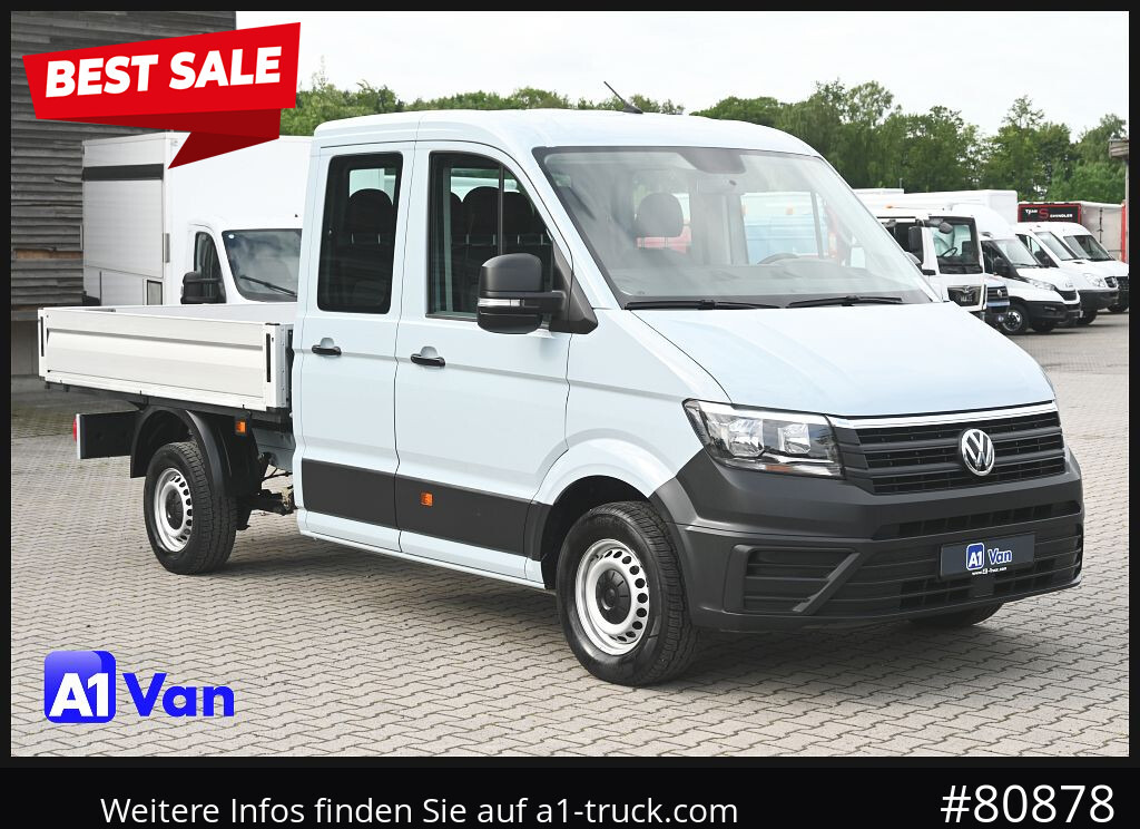 VOLKSWAGEN Crafter 35 Pritsche Doka, AHK, 7-Sitzer, Heckantrieb - Μικρό φορτηγό με καρότσα, Διπλοκάμπινο ελαφρύ επαγγελματικό: φωτογραφία 1 VOLKSWAGEN Crafter 35 Pritsche Doka, AHK, 7-Sitzer, Heckantrieb - Μικρό φορτηγό με καρότσα, Διπλοκάμπινο ελαφρύ επαγγελματικό: φωτογραφία 1