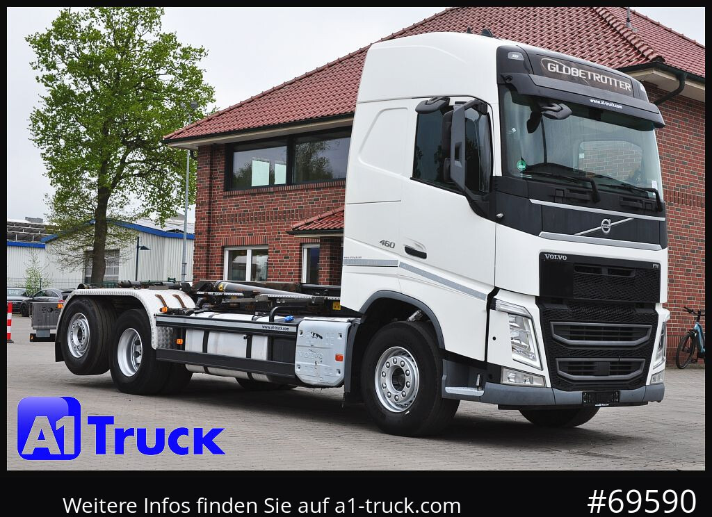 VOLVO FH 460, Meiller RS21.70 Funk Lenkachse Standklima, - Φορτηγό φόρτωσης γάντζου: φωτογραφία 1 VOLVO FH 460, Meiller RS21.70 Funk Lenkachse Standklima, - Φορτηγό φόρτωσης γάντζου: φωτογραφία 1