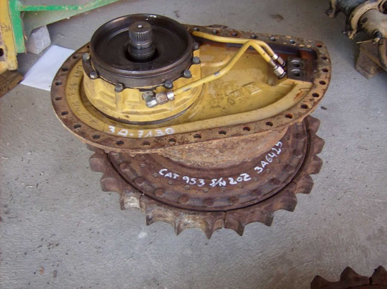 Caterpillar 953 RIDUTTORE DI TRASLAZIONE DESTRO COMPLETO DI RUOTA MOTRICE 3A6425 - Μετάδοσης κίνησης για Κατασκευή μηχανήματα: φωτογραφία 4 Caterpillar 953 RIDUTTORE DI TRASLAZIONE DESTRO COMPLETO DI RUOTA MOTRICE 3A6425 - Μετάδοσης κίνησης για Κατασκευή μηχανήματα: φωτογραφία 4