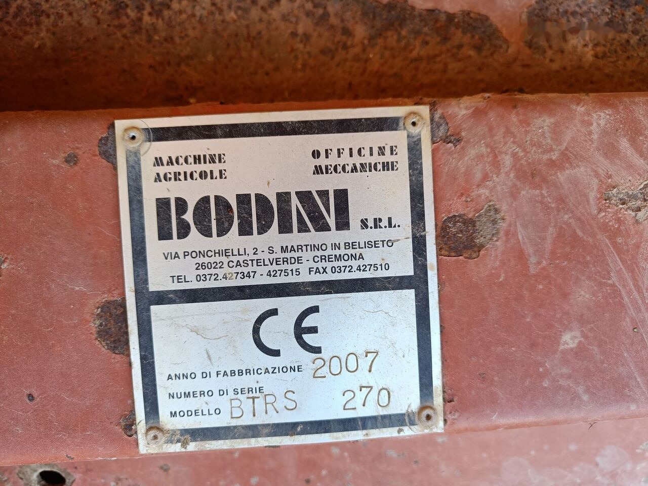 BODINI BTRS270 - Καταστροφέας: φωτογραφία 4 BODINI BTRS270 - Καταστροφέας: φωτογραφία 4