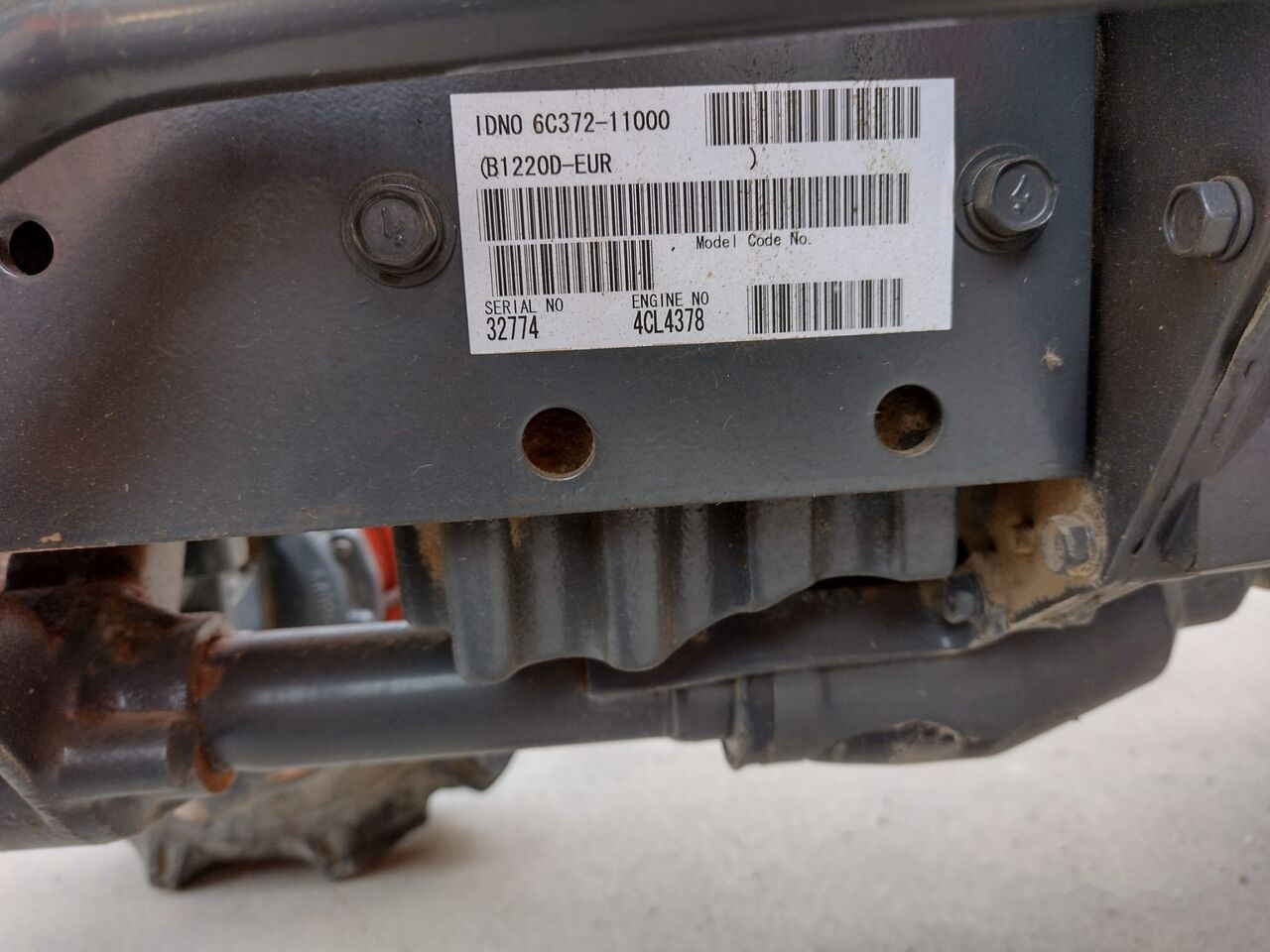Kubota B1220 - Μικρό τρακτέρ: φωτογραφία 3 Kubota B1220 - Μικρό τρακτέρ: φωτογραφία 3