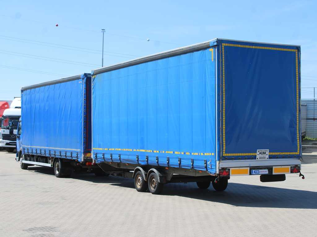 DAF FA LF 45, EURO 5, TYRES 80% + AGADOS TRAILER - Φορτηγό μουσαμάς: φωτογραφία 5 DAF FA LF 45, EURO 5, TYRES 80% + AGADOS TRAILER - Φορτηγό μουσαμάς: φωτογραφία 5
