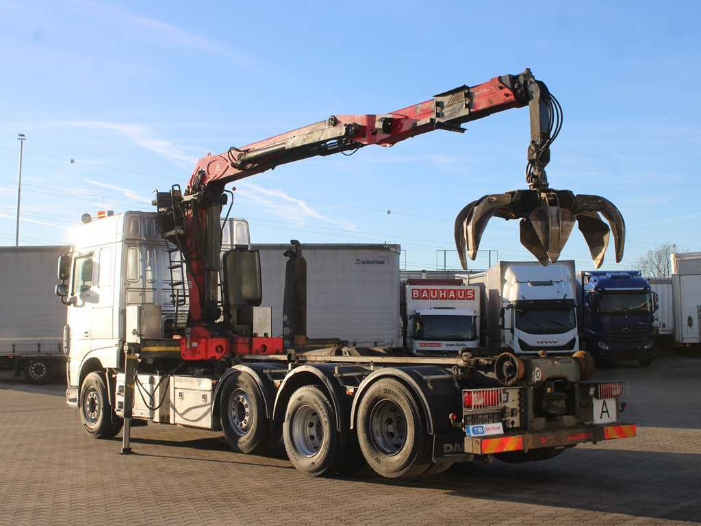DAF XF 460, EURO 6, 8X2, 2X LIFT AXLE, PALFINGER S260Z96 - Φορτηγό φόρτωσης γάντζου, Φορτηγό με γερανό: φωτογραφία 5 DAF XF 460, EURO 6, 8X2, 2X LIFT AXLE, PALFINGER S260Z96 - Φορτηγό φόρτωσης γάντζου, Φορτηγό με γερανό: φωτογραφία 5