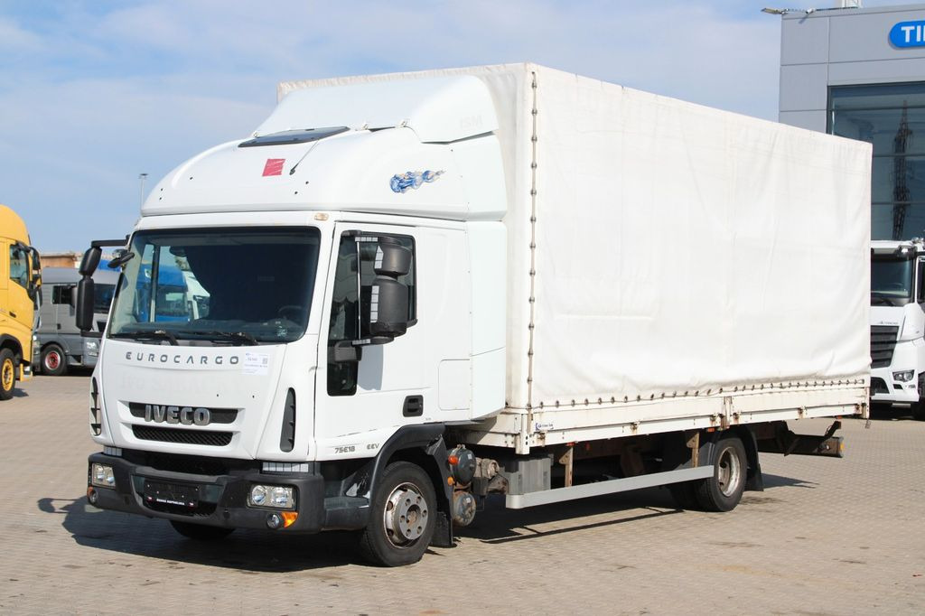 Iveco EUROCARGO ML 75E18, EURO 5EEV,PNEU 90%,SIDE-WALL - Φορτηγό μουσαμάς: φωτογραφία 1 Iveco EUROCARGO ML 75E18, EURO 5EEV,PNEU 90%,SIDE-WALL - Φορτηγό μουσαμάς: φωτογραφία 1