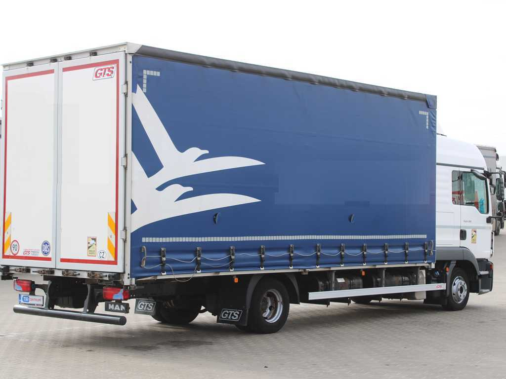 MAN TGL 8.190, EURO 6, TIRES 80% - Φορτηγό μουσαμάς: φωτογραφία 4 MAN TGL 8.190, EURO 6, TIRES 80% - Φορτηγό μουσαμάς: φωτογραφία 4
