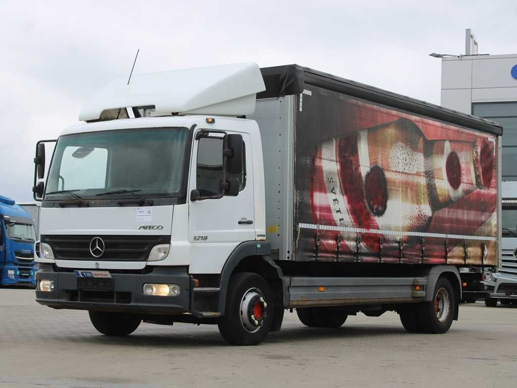 Mercedes-Benz ATEGO 1218, EURO 4 - Φορτηγό μουσαμάς: φωτογραφία 1 Mercedes-Benz ATEGO 1218, EURO 4 - Φορτηγό μουσαμάς: φωτογραφία 1