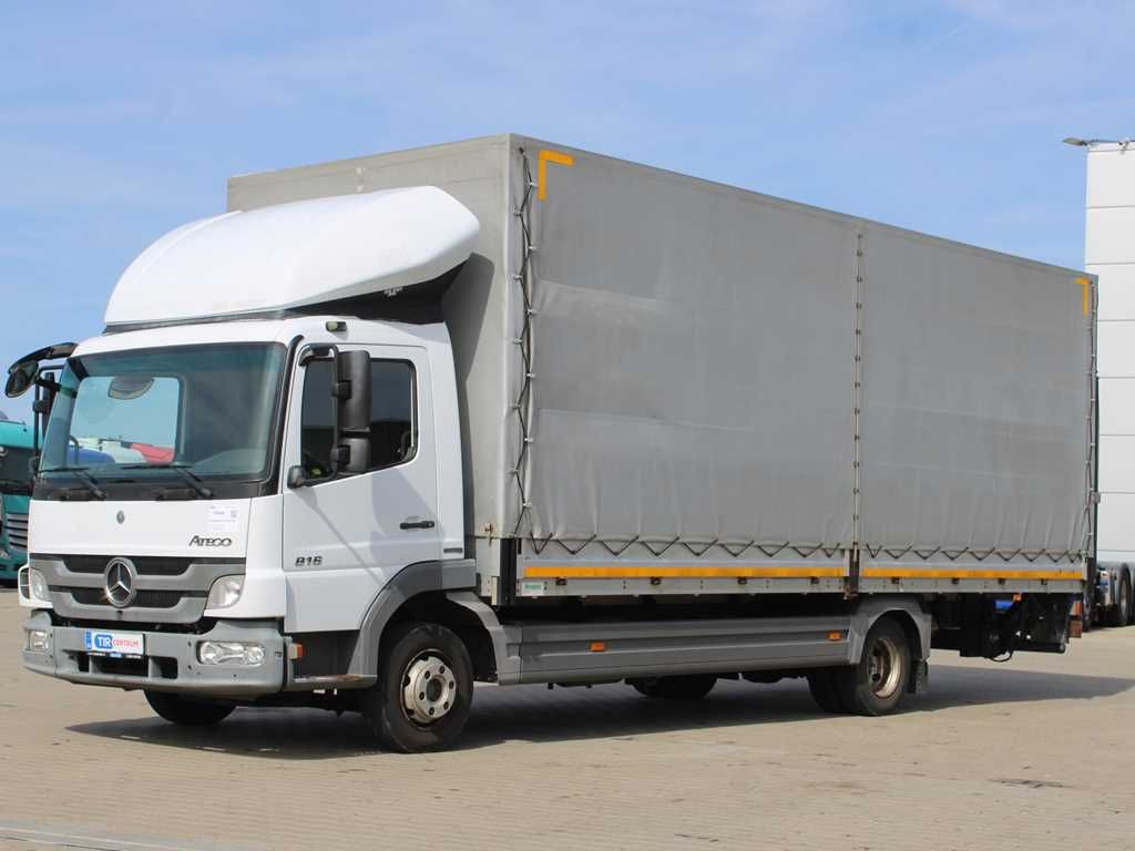 Mercedes-Benz ATEGO 816, EURO 5, TAIL LIFT, SIDEWALLS - Επαγγελματικό αυτοκίνητο με μουσαμά: φωτογραφία 1 Mercedes-Benz ATEGO 816, EURO 5, TAIL LIFT, SIDEWALLS - Επαγγελματικό αυτοκίνητο με μουσαμά: φωτογραφία 1