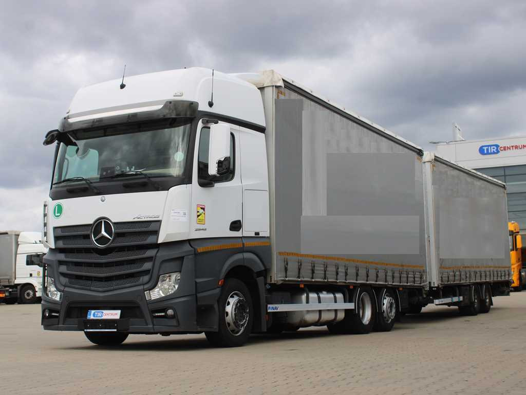 Mercedes-Benz Actros 2542, 6X2, LIFTING AXLE + PANAV TVK18M - Φορτηγό μουσαμάς: φωτογραφία 1 Mercedes-Benz Actros 2542, 6X2, LIFTING AXLE + PANAV TVK18M - Φορτηγό μουσαμάς: φωτογραφία 1