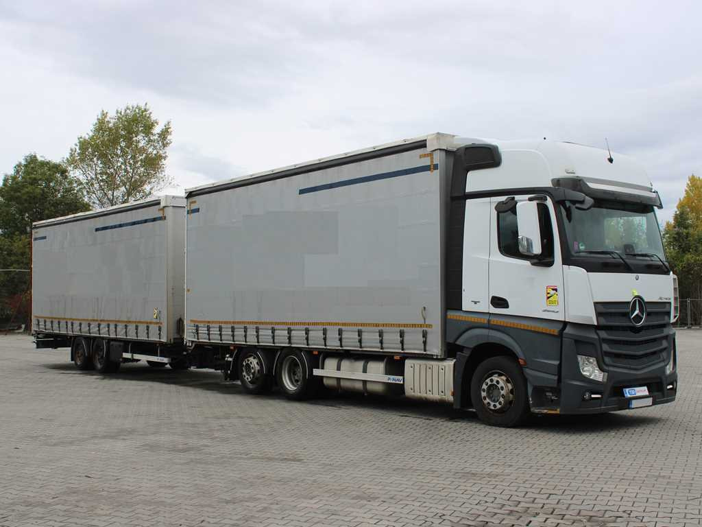 Mercedes-Benz Actros 2542, 6X2, LIFTING AXLE + PANAV TVK18M - Φορτηγό μουσαμάς: φωτογραφία 3 Mercedes-Benz Actros 2542, 6X2, LIFTING AXLE + PANAV TVK18M - Φορτηγό μουσαμάς: φωτογραφία 3