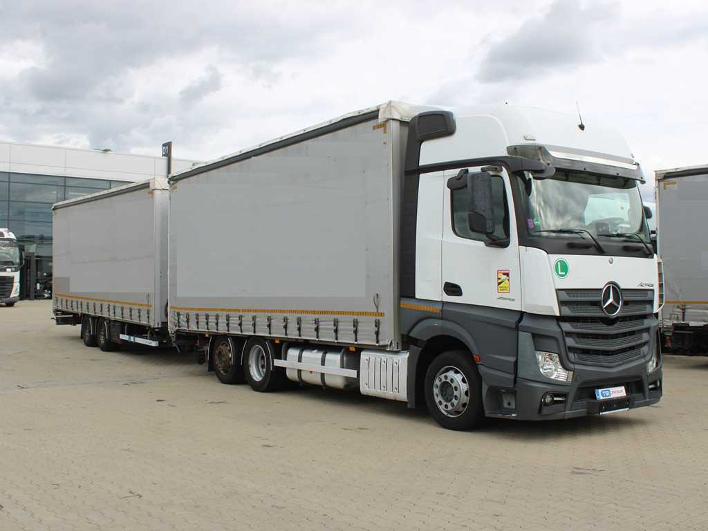 Mercedes-Benz Actros 2542, 6X2, LIFTING AXLE + PANAV TVK18M - Φορτηγό μουσαμάς: φωτογραφία 3 Mercedes-Benz Actros 2542, 6X2, LIFTING AXLE + PANAV TVK18M - Φορτηγό μουσαμάς: φωτογραφία 3