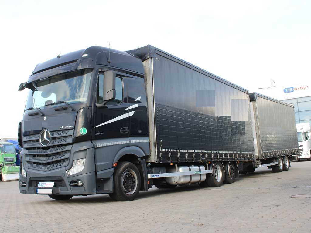 Mercedes-Benz Actros 2545, 6X2, EURO 6, AIR SUSPENSION + PANAV - Φορτηγό μουσαμάς: φωτογραφία 1 Mercedes-Benz Actros 2545, 6X2, EURO 6, AIR SUSPENSION + PANAV - Φορτηγό μουσαμάς: φωτογραφία 1