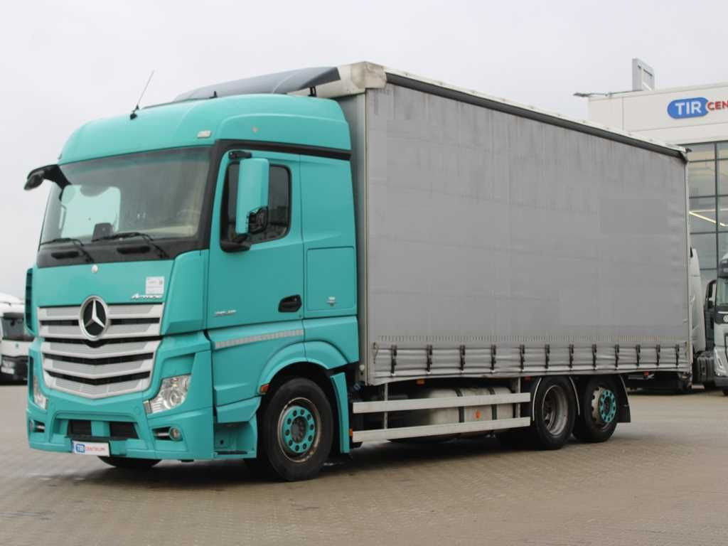 Mercedes-Benz Actros 2545, 6X2, EURO 6, AIR SUSPENSIONS - Φορτηγό μουσαμάς: φωτογραφία 1 Mercedes-Benz Actros 2545, 6X2, EURO 6, AIR SUSPENSIONS - Φορτηγό μουσαμάς: φωτογραφία 1
