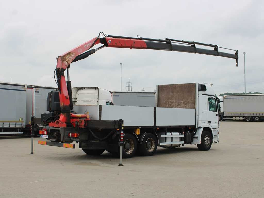 Mercedes-Benz Actros 2644, 6X4, EURO 4, CRANE FASSI F210 - Φορτηγό με γερανό: φωτογραφία 3 Mercedes-Benz Actros 2644, 6X4, EURO 4, CRANE FASSI F210 - Φορτηγό με γερανό: φωτογραφία 3