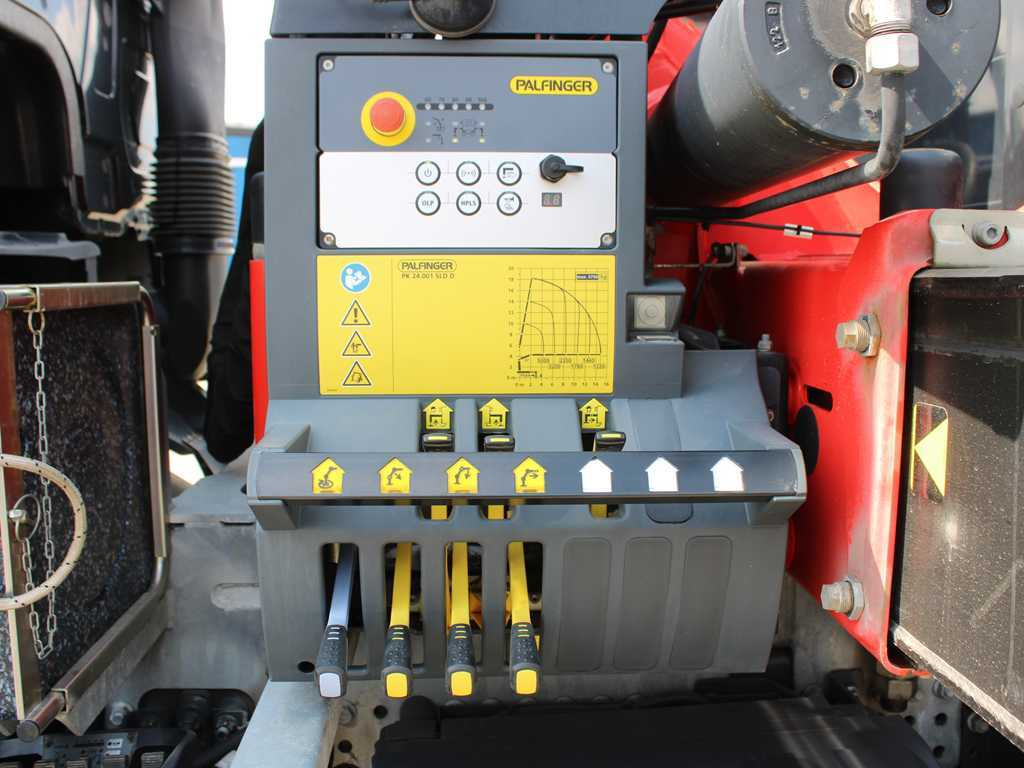 Φορτηγό με ανοιχτή καρότσα, Φορτηγό με γερανό Mercedes-Benz Arocs 2542, 6X2, EURO 6, SIDE PANEL, NAVIGATION, CAMERA, PALFINGER PK 24.001 SLD5: φωτογραφία 9