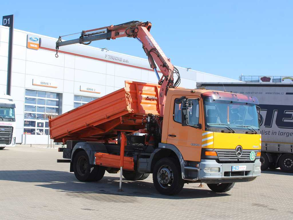 Mercedes-Benz Atego 1523, HYDRAULIC ARM ATLAS 60.1, THREE-SIDED - Φορτηγό ανατρεπόμενο, Φορτηγό με γερανό: φωτογραφία 3 Mercedes-Benz Atego 1523, HYDRAULIC ARM ATLAS 60.1, THREE-SIDED - Φορτηγό ανατρεπόμενο, Φορτηγό με γερανό: φωτογραφία 3