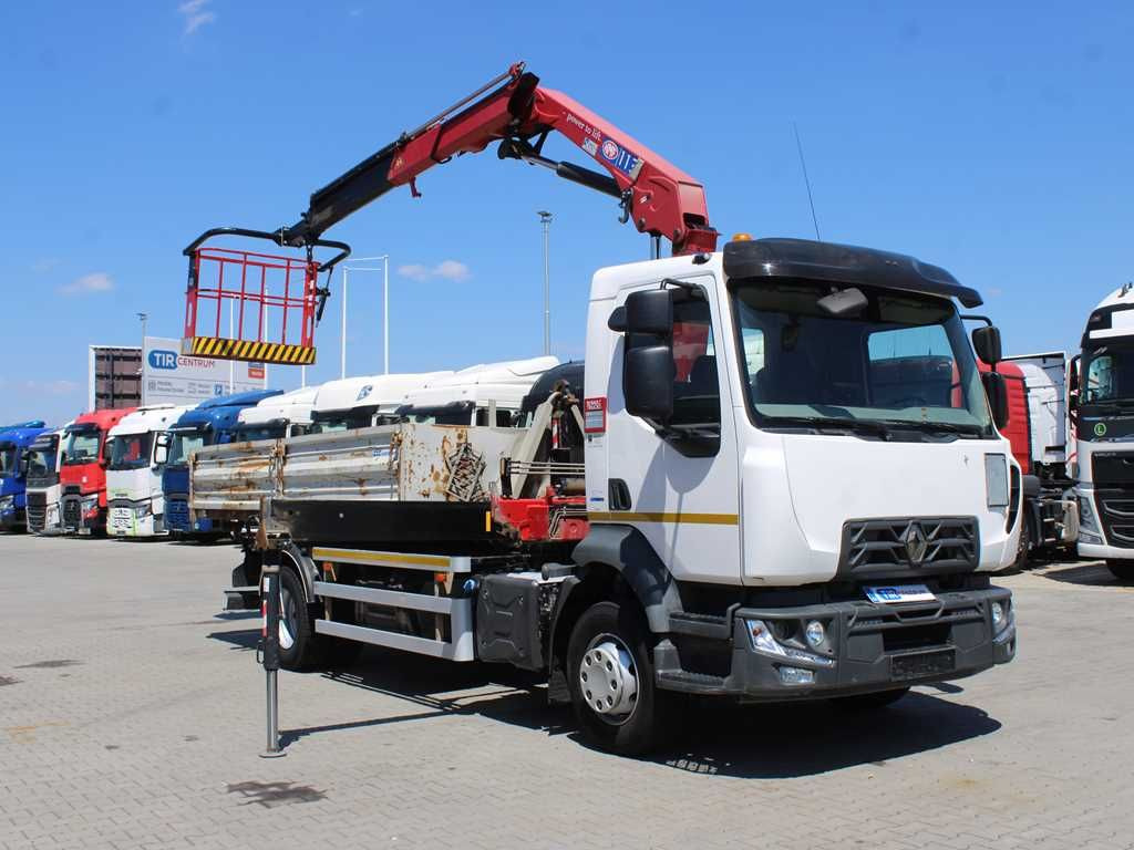 Renault D16, CRANE HMF 1130K- RC+ PLATFORM, PARKING CAM. - Φορτηγό φόρτωσης γάντζου, Φορτηγό με γερανό: φωτογραφία 2 Renault D16, CRANE HMF 1130K- RC+ PLATFORM, PARKING CAM. - Φορτηγό φόρτωσης γάντζου, Φορτηγό με γερανό: φωτογραφία 2