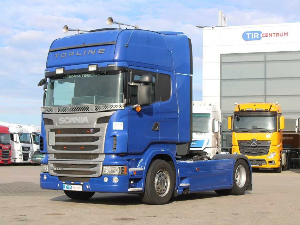 Scania R440, EURO 5, RETARDER, INDEPENDENT AIR CONDITIONING, DUAL-CIRCUIT HYDRAULICS - Τράκτορας: φωτογραφία 1 Scania R440, EURO 5, RETARDER, INDEPENDENT AIR CONDITIONING, DUAL-CIRCUIT HYDRAULICS - Τράκτορας: φωτογραφία 1