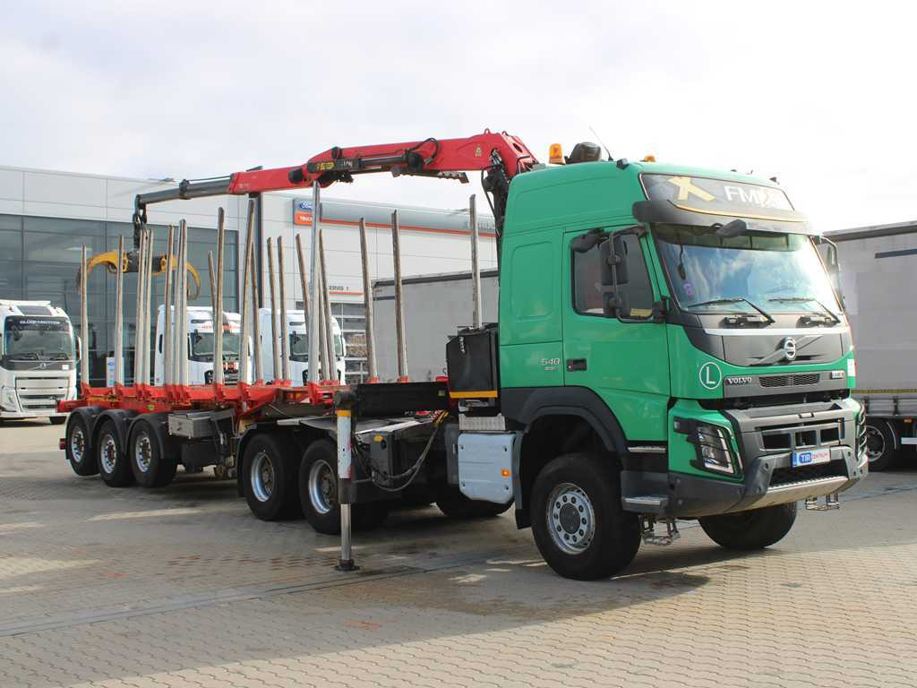 Volvo FM 540, EURO 6, 6X6, VEB+, HYDRAULIC ARM PALFINGER Q170Z96 - Τράκτορας, Ημιρυμουλκούμενο μεταφοράς ξυλείας: φωτογραφία 4 Volvo FM 540, EURO 6, 6X6, VEB+, HYDRAULIC ARM PALFINGER Q170Z96 - Τράκτορας, Ημιρυμουλκούμενο μεταφοράς ξυλείας: φωτογραφία 4