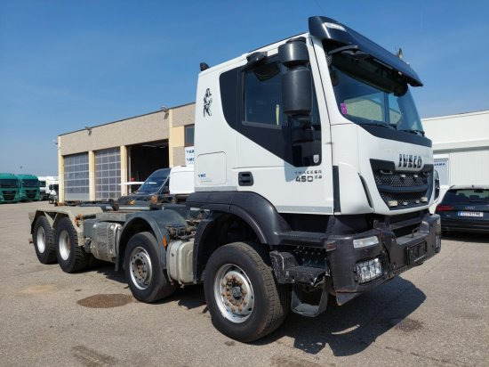 Iveco 8x4 Meiller Abroller, Automatik, E6, Retarder, - Φορτηγό φόρτωσης γάντζου, Φορτηγό με γερανό: φωτογραφία 3 Iveco 8x4 Meiller Abroller, Automatik, E6, Retarder, - Φορτηγό φόρτωσης γάντζου, Φορτηγό με γερανό: φωτογραφία 3