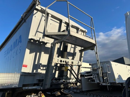 Kempf SKM AK 39 Alu-Kastenmulde 55m³ Rollplane - Επικαθήμενο ανατρεπόμενο: φωτογραφία 3 Kempf SKM AK 39 Alu-Kastenmulde 55m³ Rollplane - Επικαθήμενο ανατρεπόμενο: φωτογραφία 3