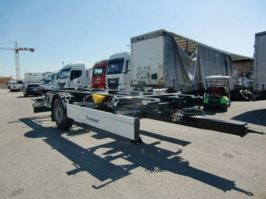 Krone 1-Achs Lafette Krone Achse, Heckabstützung, - Ρυμούλκα μεταφοράς εμπορευματοκιβωτίων/ Κινητό αμάξωμα: φωτογραφία 3 Krone 1-Achs Lafette Krone Achse, Heckabstützung, - Ρυμούλκα μεταφοράς εμπορευματοκιβωτίων/ Κινητό αμάξωμα: φωτογραφία 3