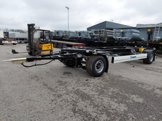 Krone AZW 18, Maxilafette, Verstelldeichsel - Ρυμούλκα μεταφοράς εμπορευματοκιβωτίων/ Κινητό αμάξωμα: φωτογραφία 3 Krone AZW 18, Maxilafette, Verstelldeichsel - Ρυμούλκα μεταφοράς εμπορευματοκιβωτίων/ Κινητό αμάξωμα: φωτογραφία 3