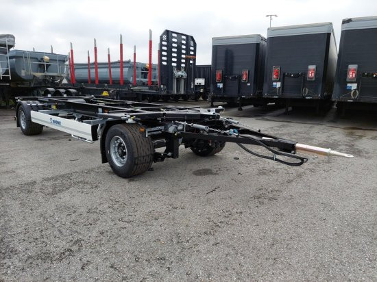 Krone AZW 18, Maxilafette, Verstelldeichsel - Ρυμούλκα μεταφοράς εμπορευματοκιβωτίων/ Κινητό αμάξωμα: φωτογραφία 1 Krone AZW 18, Maxilafette, Verstelldeichsel - Ρυμούλκα μεταφοράς εμπορευματοκιβωτίων/ Κινητό αμάξωμα: φωτογραφία 1