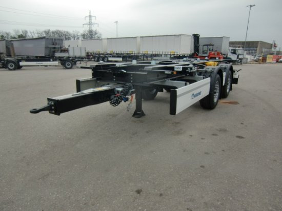 Krone ZZ/DC07 Tandem Lafette, Standard, BPW-Achsen, Heckabstützung - Ρυμούλκα μεταφοράς εμπορευματοκιβωτίων/ Κινητό αμάξωμα: φωτογραφία 3 Krone ZZ/DC07 Tandem Lafette, Standard, BPW-Achsen, Heckabstützung - Ρυμούλκα μεταφοράς εμπορευματοκιβωτίων/ Κινητό αμάξωμα: φωτογραφία 3