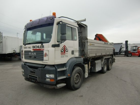 MAN TGA 33.430 6x4 Kipper, Manuel, E4 Palfinger Blatt-Blatt - Φορτηγό ανατρεπόμενο: φωτογραφία 1 MAN TGA 33.430 6x4 Kipper, Manuel, E4 Palfinger Blatt-Blatt - Φορτηγό ανατρεπόμενο: φωτογραφία 1