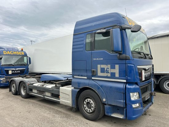 MAN TGX 26.440 XLX 6x2 Liftachse, Euro 6, Retarder, Motorschaden engine damage! - Φορτηγό μεταφοράς εμπορευματοκιβωτίων/ Κινητό αμάξωμα: φωτογραφία 1 MAN TGX 26.440 XLX 6x2 Liftachse, Euro 6, Retarder, Motorschaden engine damage! - Φορτηγό μεταφοράς εμπορευματοκιβωτίων/ Κινητό αμάξωμα: φωτογραφία 1