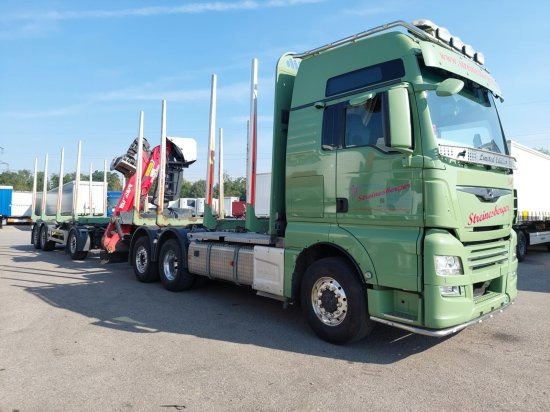 MAN TGX 26.500 6x4x4 Holztransporter, Motor Neu - Φορτηγό ξυλείας, Φορτηγό με γερανό: φωτογραφία 2 MAN TGX 26.500 6x4x4 Holztransporter, Motor Neu - Φορτηγό ξυλείας, Φορτηγό με γερανό: φωτογραφία 2