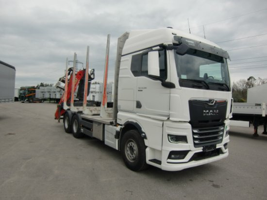 MAN TGX 33.580 BL 6x4, Intarder, Holztransporter, - Φορτηγό ξυλείας, Φορτηγό με γερανό: φωτογραφία 3 MAN TGX 33.580 BL 6x4, Intarder, Holztransporter, - Φορτηγό ξυλείας, Φορτηγό με γερανό: φωτογραφία 3